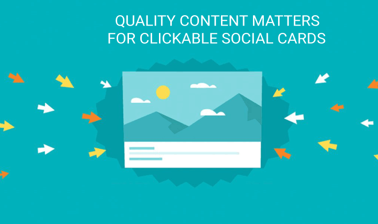 Quality content matters when you endorse your website on the social media platform