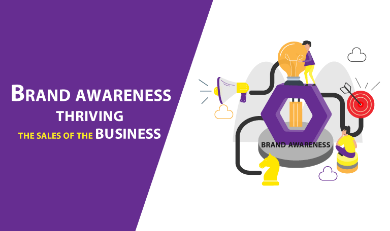 Brand awareness thriving the sales of the business